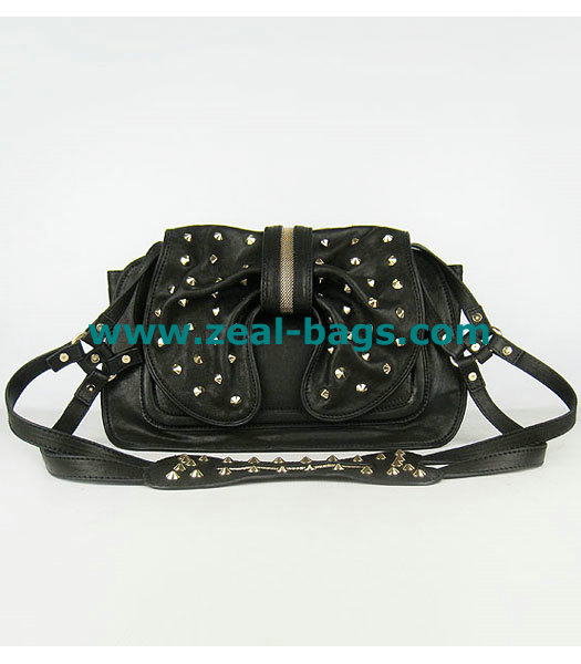 Cheap 3.1 Phillip Lim Edie Bow Studded Bag Black Replica